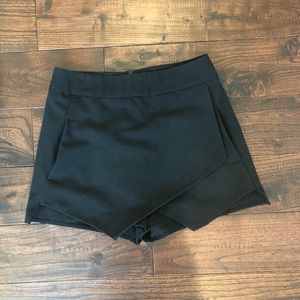 AQUA envelope Skort black